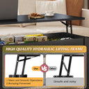 WLIVE Lift Top Coffee Table with Storage Shelf