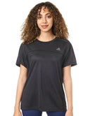 adidas Heat RDY TEE T-Shirt in black with crew neck and short sleeves