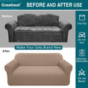 Granbest High Stretch 2 Seater Sofa Cover in Sand