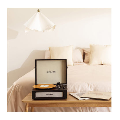 Create - Portable Turntable With Bluetooth / Black