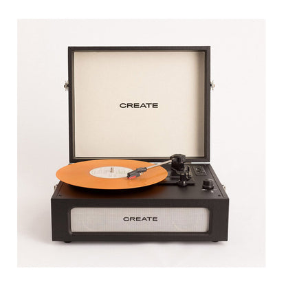 Create - Portable Turntable With Bluetooth / Black