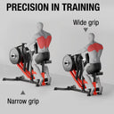 Syedee Adjustable Seated Row Machine - Plate Loaded