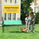 DEStar Foldable Metal Chicken Coop Enclosure - 181cm x 77cm