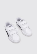 Puma Rickie white first steps shoes with a clean and simple design