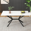 MURUL Expandable Dining Table 120-160cm White