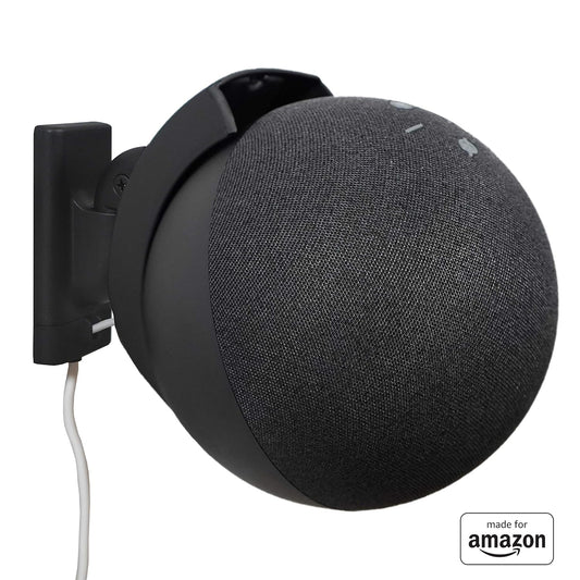 Made For Amazon - Wall Mount for Echo 4th Generation in Black