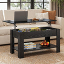 WLIVE Lift Top Coffee Table with Storage Shelf