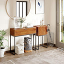 HOMCOM Console Table with Cupboard, Modern Design
