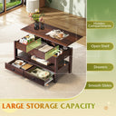 WLIVE Lift Top Coffee Table with Storage