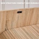 HJhomeheart Rectangular Dining Table - Light Wood Veining