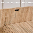 HJhomeheart Modern Rectangular Dining Table with Slatted Legs