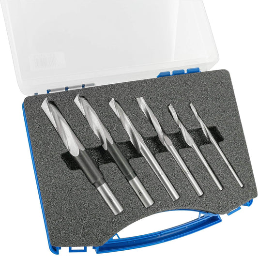 ENT - 6-Piece Slot Mortise Bit Set, CS Diameter 6-16 mm, Right Twisted Version