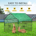 DEStar Foldable Metal Chicken Coop Enclosure - 181cm x 77cm