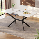 MURUL Expandable Dining Table 120-160cm White