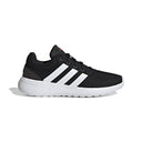 Unisex Kids Adidas Lite Racer Cln 2.0 Shoes in black with durable upper and lightweight cushioning