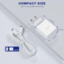 AMZ - 25W USB C Fast Charger With 2M Charging Cable And Power Plug