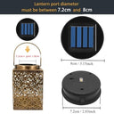 AMZ - Set of 2 Solar Lights Replacement Tops with LED Bulbs