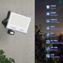 ANNIFUNLY - 2 Pack 100W LED Outdoor Floodlight With Motion Sensor, 10000LM