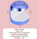 Aapie - Portable 18W UV LED Nail Dryer with USB Cable for Home & Travel