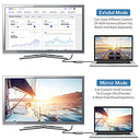 Ablewe - USB to HDMI Adapter for Mac OS, 2023 Upgrade, Aluminum Design, Supports Multiple OS