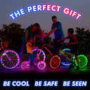 Activ Life - LED Bike Wheel Lights, 100% Brighter, Visible from All Angles, Batteries Included