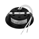 Adakat - Full Metal Recessed Spot G4 12V with Matte Glass Cover, Black Frame