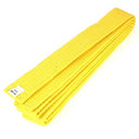 Alcoa PrimeYellow 220cm Karate Belt - Lightweight for TaeKwonDo & Judo
