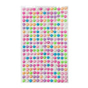 Allydrew Acrylic Rhinestone Gem Stickers with Multicolor Pearls