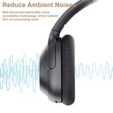Ankbit - Hybrid Noise-Canceling Over-Ear Bluetooth Headphones With HD Mic