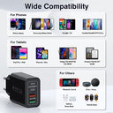 Anykon - 40W USB C Charger with Dual Ports, Fast Charging for iPhone & Samsung