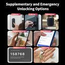 Aqara - Smart Lock U200 EL-D02D, Silver, Keyless Entry, Multiple Unlocking Methods