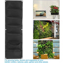 Aramox - Felt Wall Vertical Garden Pockets, 7 Pockets for Indoor/Outdoor Use