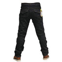 Armor - Men’s Motorcycle Riding Jeans with Knee & Hip Protectors, Stretch Denim