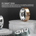 Ashata - Smart Ring Health Tracker, Stainless Steel, Sleep Monitoring, Fitness Tracking