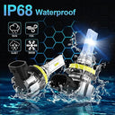 Auxiracer - H11 LED Bulbs, 6500K CSP Chip, 500% Brightness, High/Low Beam Replacement