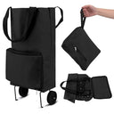 Shop the Avsmgp Large Capacity Rolling Shopping Bag with Wheels, perfect for groceries, laundry, and outdoor use. Reusable, collapsible, and durable.