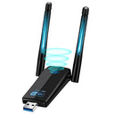 Axfee AC1300Mbps Dual Band WiFi Adapter for PC and Laptop
