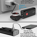 BIKIL - USB C Rechargeable Bike Lights Set, 2400 Lumen Front and Back Light