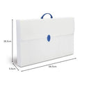 Balmar - Neutral Polyvinyl Briefcase with Rounded Handle, 36.5x56.5x5.5 cm