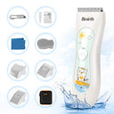 Discover the Bimirth Silent Baby Hair Clipper, perfect for kids. Cordless, USB rechargeable, and waterproof with 3 guide combs for easy haircuts at home.