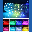 Black24 - RGB LED String Lights, 5V USB, Smart App Control, IP65 Waterproof