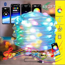Black24 - RGB LED String Lights, 5V USB, Smart App Control, IP65 Waterproof