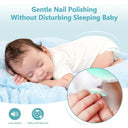 Blendura - Newborn Electric Nail File, 6-in-1, Safe for All Ages, Green