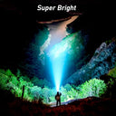 Blukar - Rechargeable Waterproof Headlamp with 8 Light Modes & Motion Sensor