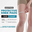 Bodyprox - Protective Knee Pads with Thick Sponge, Anti-Slip Design, Unisex, Collision Avoidance