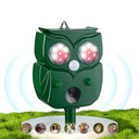 Ultrasonic Solar Cat Deterrent - Waterproof, LED Flash, IP44, Garden Repeller