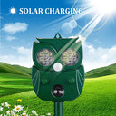 Bogutongjin - Ultrasonic Solar Cat Deterrent, Waterproof, LED Flash, IP44