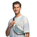 Boland - Retro Holographic Waist Bag for Festivals, Carnival & Theme Parties