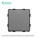 Bseed - EU Standard 1 Gang 3 Way Light Switch, Grey, 86mm Size, Function Button