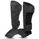 Shop Buddha Fight Wear's Epic Model Shin Guards, crafted from durable synthetic leather for Muay Thai, MMA, and kickboxing. Experience superior protection and comfort!